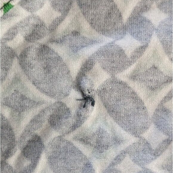 Women's Dress AK Anne Klein Wrap Green Black Long Sleeves Below Knee Knit SizeXL - Picture 10 of 12